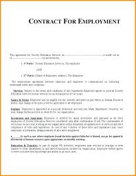 Printable Sample Employment Contract Form Free Philippines Onbo Tenan