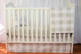 Crib Bedding Set French Gray Buffalo