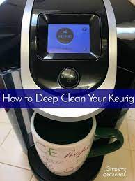 how to deep clean a keurig step by