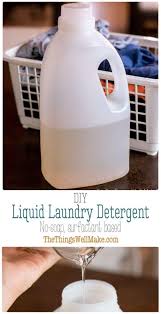 diy liquid laundry detergent recipe no