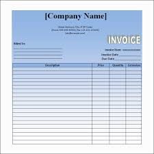 Word Invoice Sample 11 Documents In Word