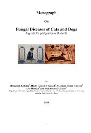 Pdf Monograph On Fungal Diseases Of Cats And Dogs A Guide