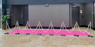 event pink carpet runner for hire