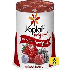 yoplait original mixed berry low fat