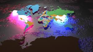 3d Worldmap By D3 Js And Blender Via Svg Gappy Facets