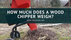 how much does a wood chipper weigh