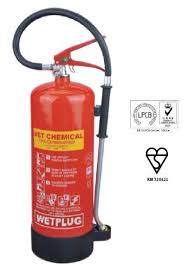 portable wet chemical fire extinguisher