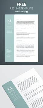 Modern Resume Template For Indesign Free Download