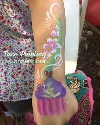 kids face painting fast design photo