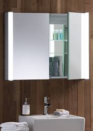 Impressive Mirror Cabinet Led Light Illuminated Bathroom In
