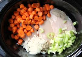 Return chicken to cooker and serve in broth with vegetables. The Best Crockpot Chicken Noodle Soup Video Family Fresh Meals