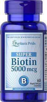 If you take large doses, the excess will be eliminated through. Biotin 5000 Mcg 60 Capsules Puritan S Pride