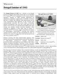 Bengal Famine of 1943 | PDF | Famine | Economies
