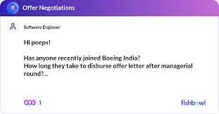 Has Anyone Recently Joined Boeing India