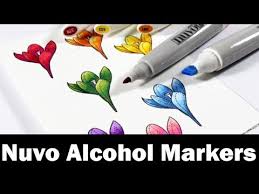 Product Review Nuvo Creative Pens Alcohol Markers Youtube