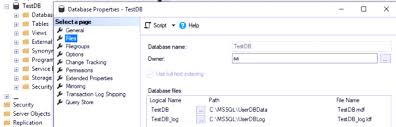 sql server move database files step by step