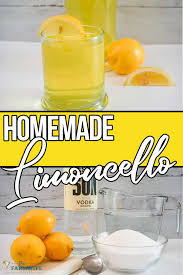 easy homemade limoncello the farmwife