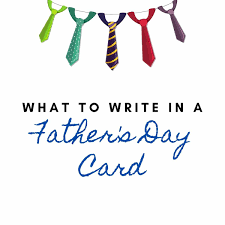 what to write in a father s day card