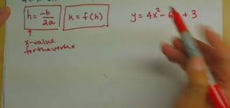 vertex formula to find the vertex of
