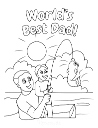 happy father s day coloring pages for kids