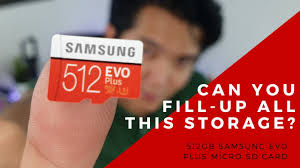 Microsd cards also need to offer high speeds that are essential when moving large files to and from the card. Can You Fill Up All This Storage Space Samsung 512gb Evo Plus Micro Sd Card Taglish Youtube