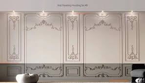 Wall Flora Moulding Kit Wall Paneling