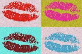 pop art lips rug custom rugs logo