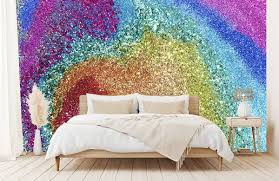 Rainbow Glitters Wallpaper