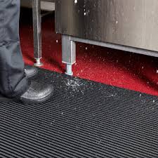 greatmats vynagrip heavy duty industrial mat black slip resistant anti fatigue pvc 4x33 ft roll 210 lbs pattern open grid oil resistant