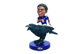 Lamar jackson nfl scouting combine 2018 nfl draft, kyrie irving transparent background png clipart. Baltimore Ravens Quarterback Lamar Jackson Gets A New Bobblehead