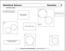 Study of the 3d shapes of molecules. Molecule Worksheets