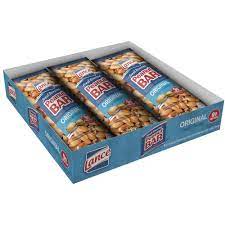 lance peanut bar 6 count tray of snack