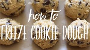 how to freeze cookie dough bake from