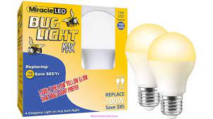 what color light bulb repels insects