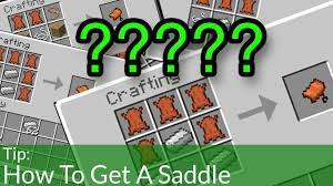 A saddle is an item that can be placed on rideable mobs. How To Get A Saddle In Minecraft Youtube