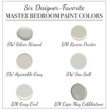 designer favorite master bedroom paint
