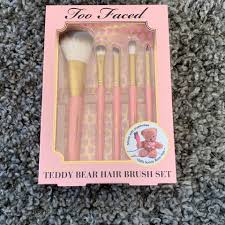 too faced teddy bear hair brush set