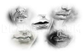 how to draw realistic lips sketch lips