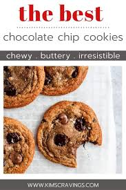 The batter is made with unsalted butter and a combination of white and brown sugars. Best Chocolate Chip Cookie Recipe Kim S Cravings