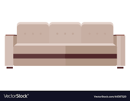 Modern Sofa Color Icon Comfortable