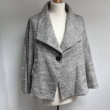 Eileen Fisher Jacket Size Small Grey