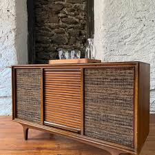 mid century stereo cabinet mid century