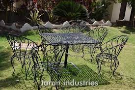 Wrought Iron Garden Furniture Table