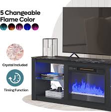 Electric Fireplace Tv Stand For 75 Inch