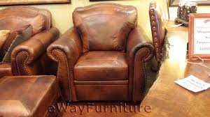 arizona brown top grain leather sofa
