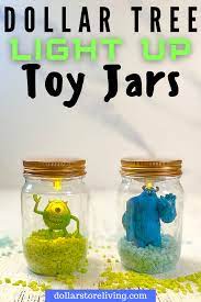 Dollar Tree Light Up Toy Jars