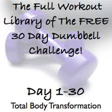 30 day dumbbell challenge