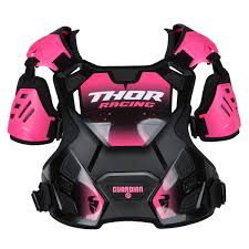Thor Girls Chest Protector Guardian Roost Deflector Black Pink
