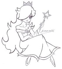 Next article daisy and baby super mario coloring page. Rosalina Coloring Page Coloring Home