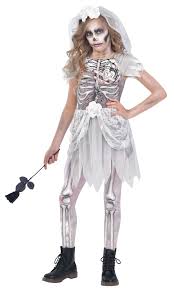 kids skeleton bride s costume 22